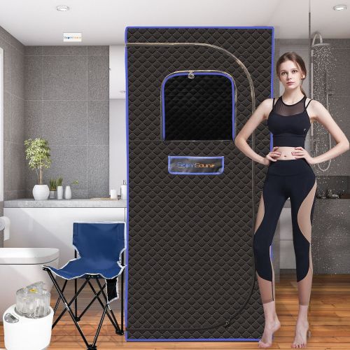 Sojourner Portable Sauna for Home - Steam Sauna Tent, Personal Sauna - Sauna Heater, Tent, Chair Sojourner Portable Sauna for Home - Steam Sauna Tent, Personal Sauna - Sauna Heater, Tent, Chair